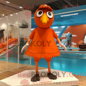 Orange Tyrkiet maskot...