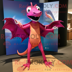 Magenta Dimorphodon mascot...