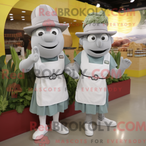 Silver Caesar Salad mascot...
