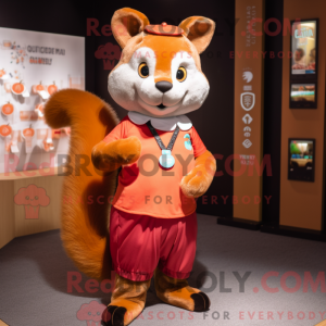 Marten mascot costume...