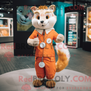 Marten mascot costume...