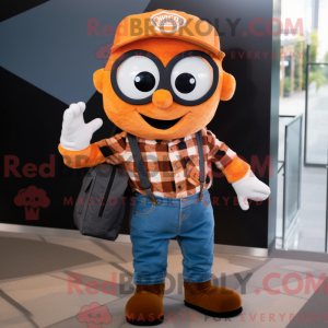 Orange Cyclops mascot...