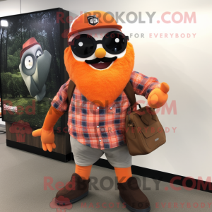 Orange Cyclops mascot...
