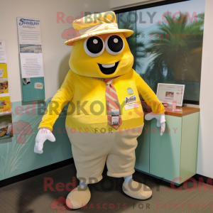 Maskottchenkostüm Yellow...