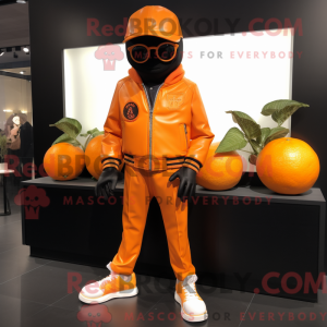 Orange Mandarin mascot...