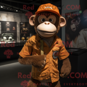 Rust Monkey mascot costume...