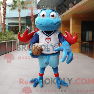 Sky Blue Crab mascot...