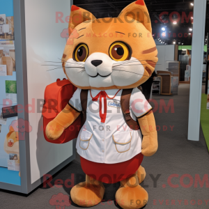Rust Cat mascot costume...