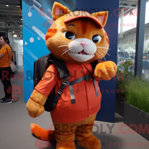 Rust Cat mascot costume...