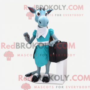 Costume mascotte de Cyan...