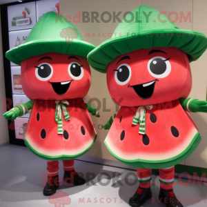 Wassermelonen-Maskottchen-K...