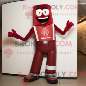 Maroon Acrobat mascot...