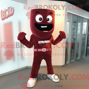Maroon Acrobat mascot...