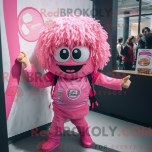 Rosa Ramen-maskotdraktfigur...
