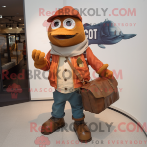 Rust Cod mascot costume...