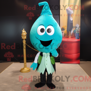 Turquoise Onion mascot...