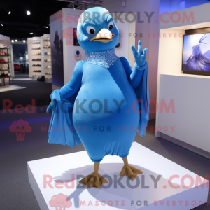Maskottchenkostüm Blue Dove...