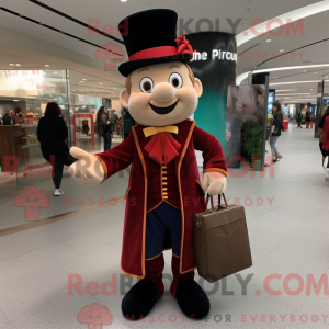 Ring Master mascot costume...