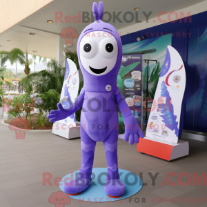 Lavender Aglet mascot...