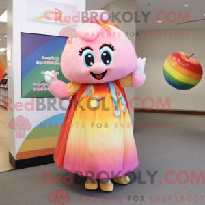 Peach Rainbow mascot...