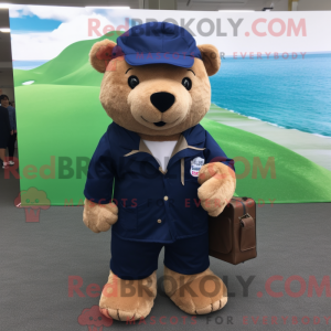 Navy Bear maskot...