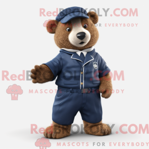 Navy Bear maskot...