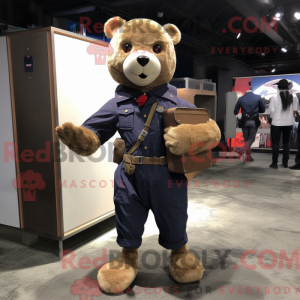 Navy Bear maskot...