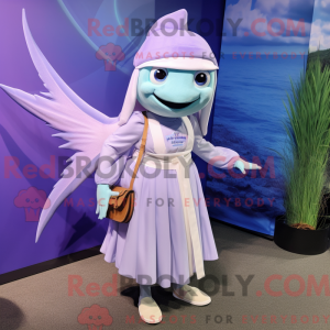 Lavender Swordfish mascot...