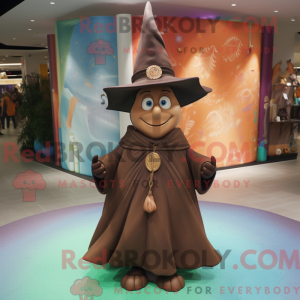 Brown Witch S Hat mascot...