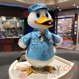 Sky Blue Geese maskot...