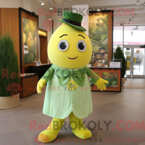Olive Lemon mascot costume...