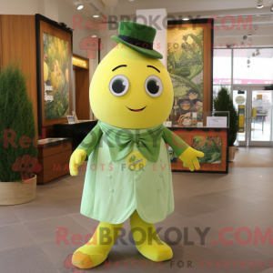 Olive Lemon maskot kostume...