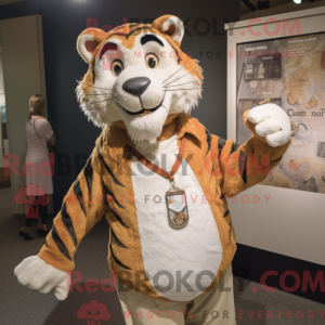 Postava maskota Tan Tiger...