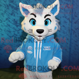 Sky Blue Lynx mascot...