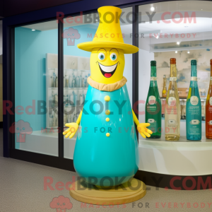 Cyan Bottle Of Mustard...