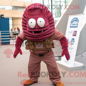 Maroon Trilobite mascot...