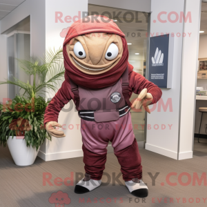 Maroon Trilobite maskot...
