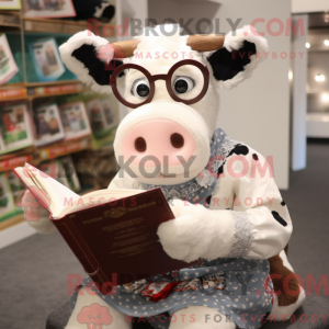 Hereford Cow mascot costume...