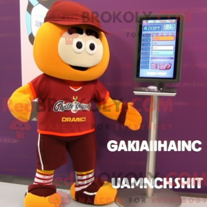 Maroon Orange mascot...