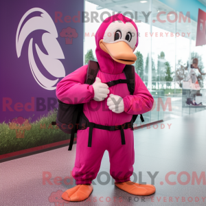 Magenta Swans mascot...