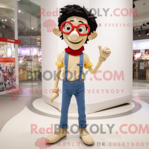 Beige Acrobat mascot...