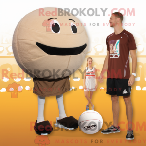 Tan Volleybalbal mascotte...