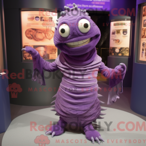 Purple Trilobite mascot...