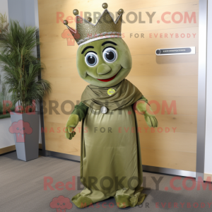 Olive Queen maskot kostume...