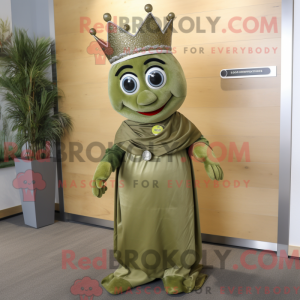 Olive Queen maskot kostyme...