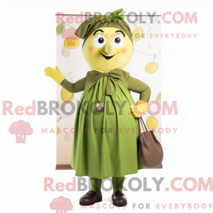 Postava maskota Olive Queen...