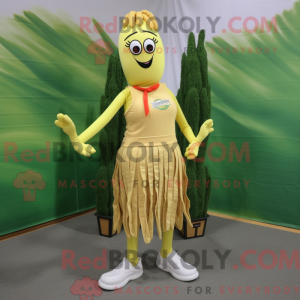 Gold Asparagus mascot...