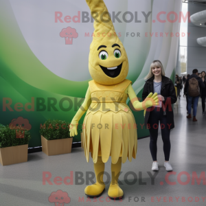 Gold Asparagus mascot...