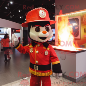 Feuerwehrmann Maskottchen...