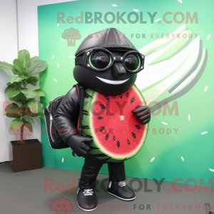 Black Watermelon mascot...